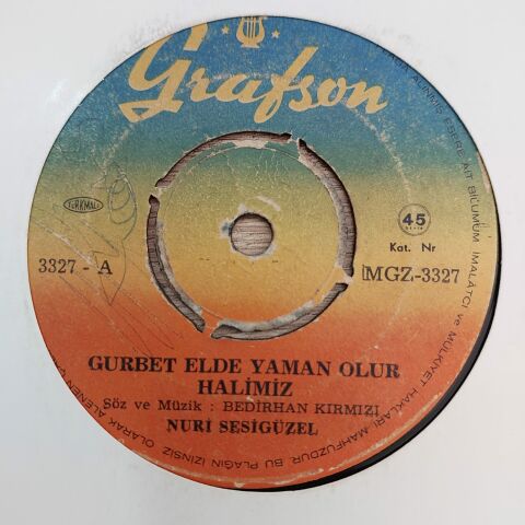 NURİ SESİGÜZEL - GURBET ELDE YAMAN OLUR HALİMİZ 45LİK PLAK