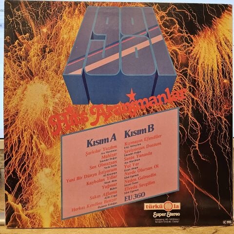 Various – 1981 Hits Aranjmanlar LP PLAK