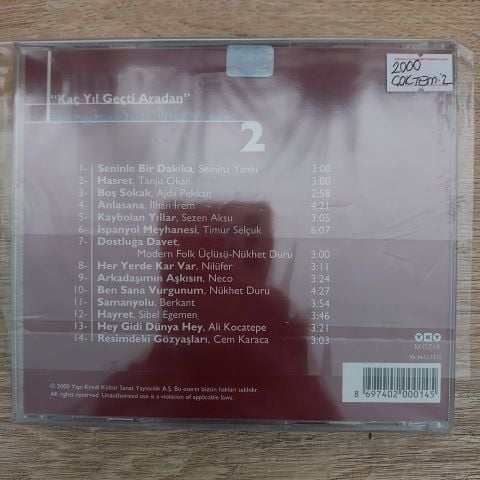 KAÇ YIL GEÇTİ ARADAN - TÜRK POP MÜZİĞİ TARİHİ 2 /CD