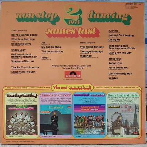 James Last – Non Stop Dancing 1974 / 2 LP PLAK