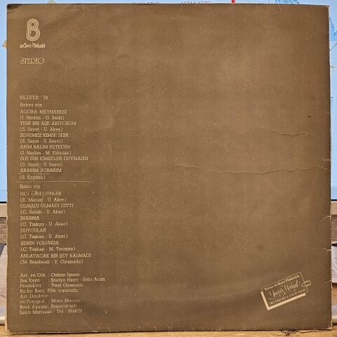 Nilüfer – Nilüfer '79 LP PLAK