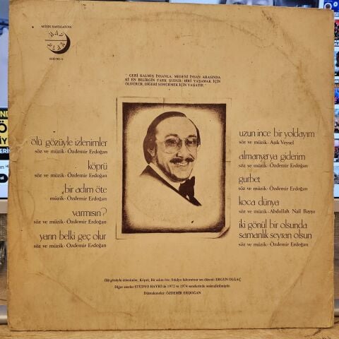 Özdemir Erdoğan – Ölü Gözüyle İzlenimler Ve Birkaç Ayrılık Şarkısı LP PLAK
