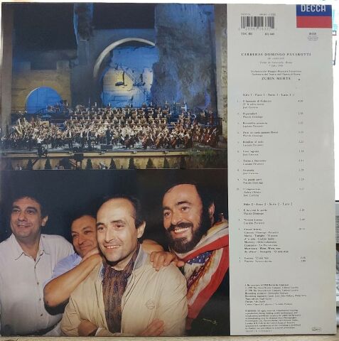 Carreras, Domingo, Pavarotti, Mehta – In Concert LP PLAK