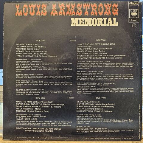 Louis Armstrong – Memorial LP PLAK