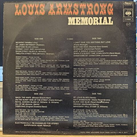 Louis Armstrong – Memorial LP PLAK