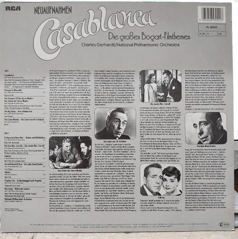 Charles Gerhardt / National Philharmonic Orchestra – Casablanca - Die Großen Bogart-Filmthemen LP PLAK