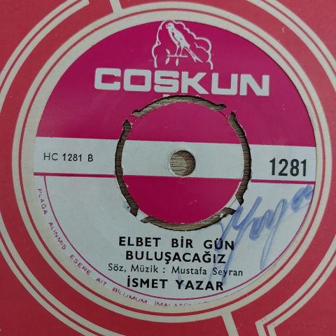 İSMET YAZAR - ELBET BİR GÜN BULUŞACAĞIZ 45LİK PLAK