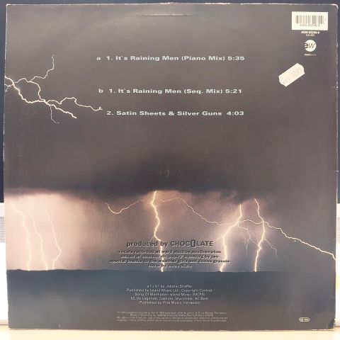 Chocolate Featuring Weather Girls – It's Raining Men LP PLAK