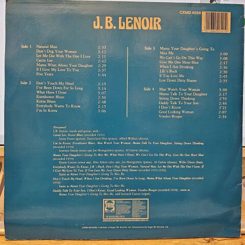 J.B. Lenoir – J.B. Lenoir LP PLAK