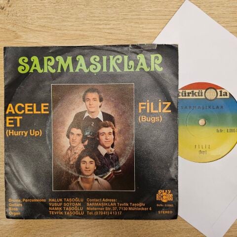 Sarmaşıklar – Acele Et (Hurry Up) / Filiz (Bugs) 45LİK PLAK