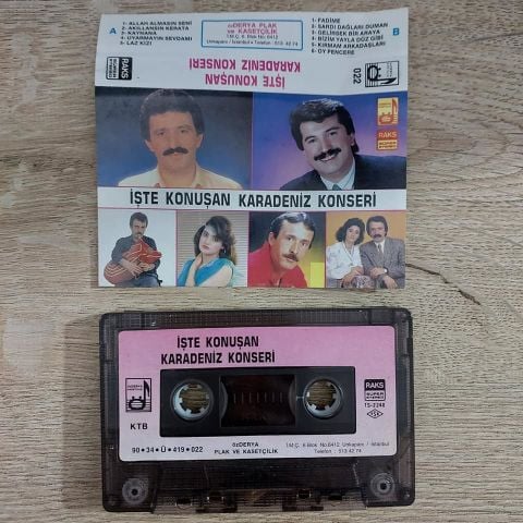 İŞTE KONUŞAN KARADENİZ KONSERİ KASET
