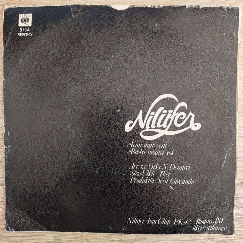 Nilüfer – Of Aman Aman / Kaderime Kaderime 45LİK PLAK