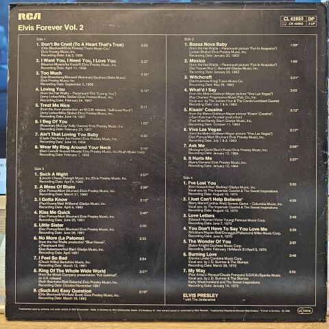 Elvis Presley – Elvis Forever Volume 2 LP PLAK