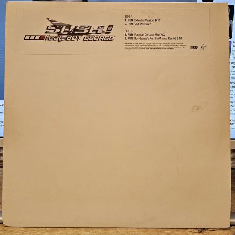 Sash! Feat. Boy George – Run LP PLAK