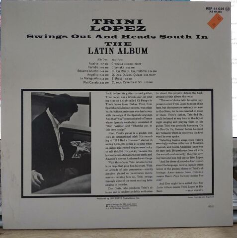 Trini Lopez – The Latin Album LP PLAK