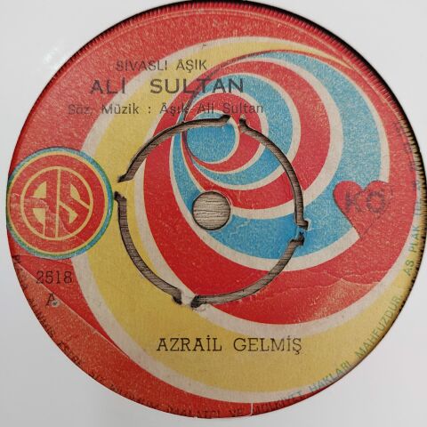 SİVASLI AŞIK SULTAN - AZRAİL GELMİŞ 45LİK PLAK