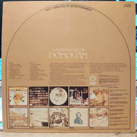 Donovan – Golden Hour Of Donovan LP PLAK