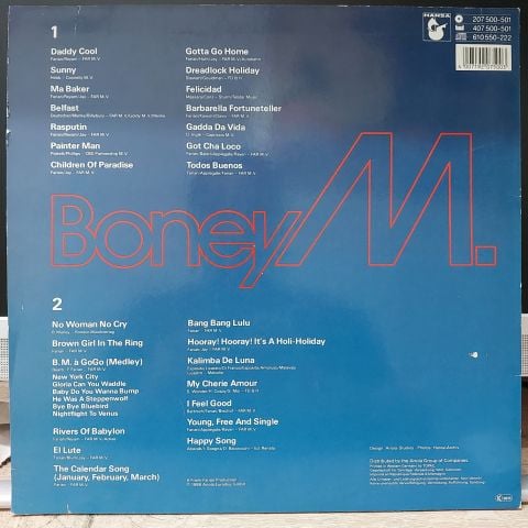 Boney M. – The Best Of 10 Years LP PLAK