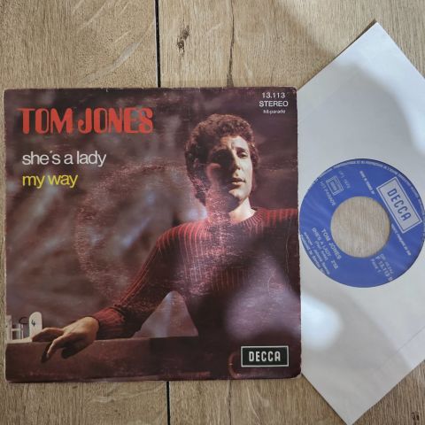 Tom Jones – She's A Lady / My Way 45LİK PLAK