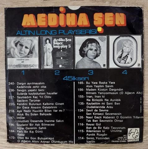 Mediha Şen – Kadehinde Zehir Olsa 45LİK PLAK