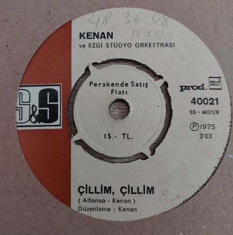 Kenan – Dön Sevgilim Yaşamaya / Çillim Çillim 45LİK PLAK