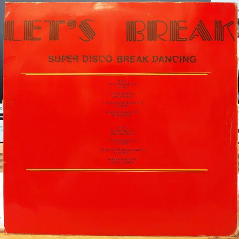 Various – Let's Break - Super Disco Break-Dancing LP PLAK
