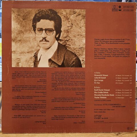 Zülfü Livaneli – Nazım Türküsü LP PLAK