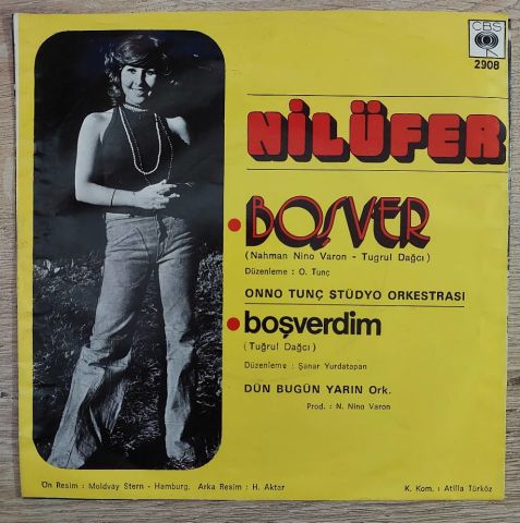 Nilüfer – Boşver / Boşverdim 45LİK PLAK
