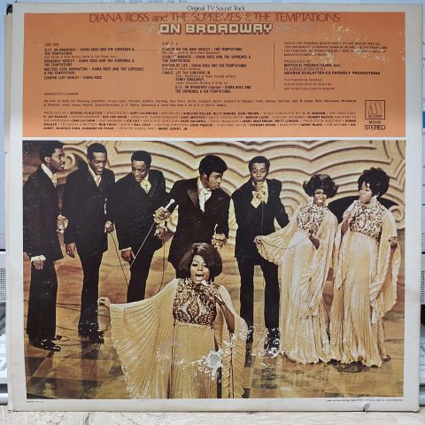 Diana Ross And The Supremes & The Temptations – On Broadway (Original TV Sound Track) LP PLAK