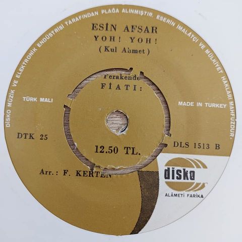 ESİN AFŞAR - ALLAM ALLAM 45LİK PLAK