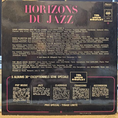 Various – Horizons Du Jazz LP PLAK