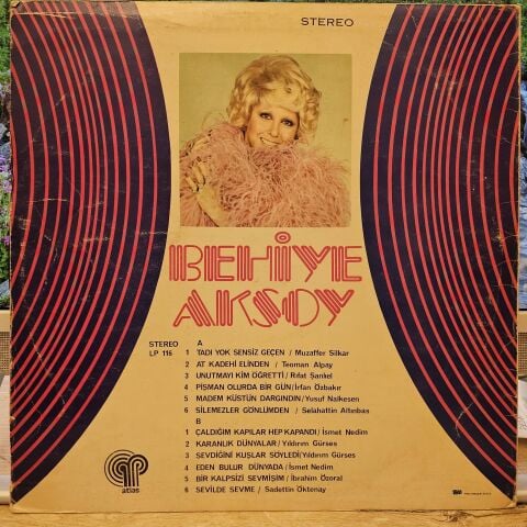 BEHİYE AKSOY - BEHİYE AKSOY ATLAS TOPLAMA LP PLAK