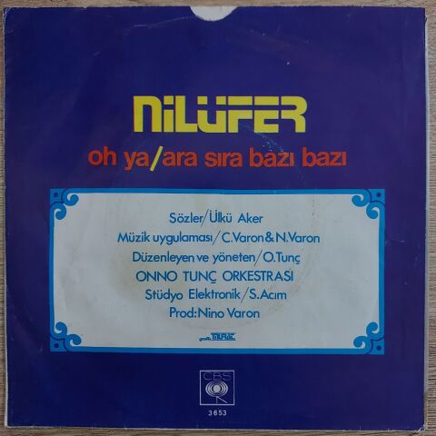 Nilüfer – Oh Ya / Ara Sıra Bazı Bazı 45LİK PLAK