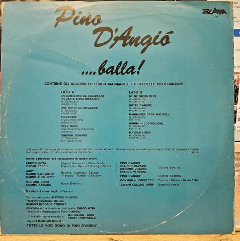PİNO D'ANGİO BALLA LP PLAK