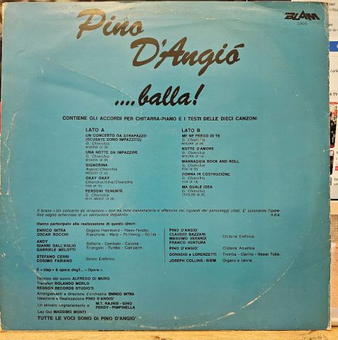 PİNO D'ANGİO BALLA LP PLAK