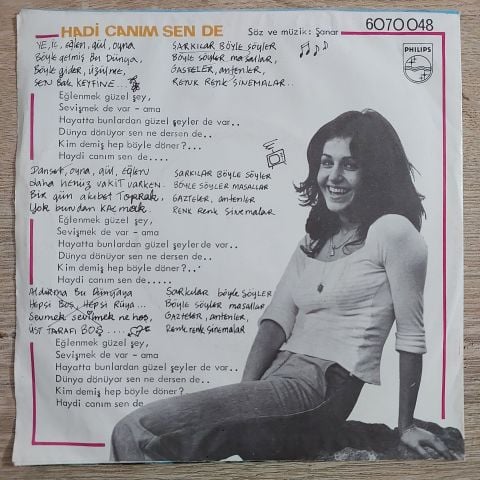 Melike Demirağ – Hadi Canım Sen De / Merhaba 45LİK PLAK