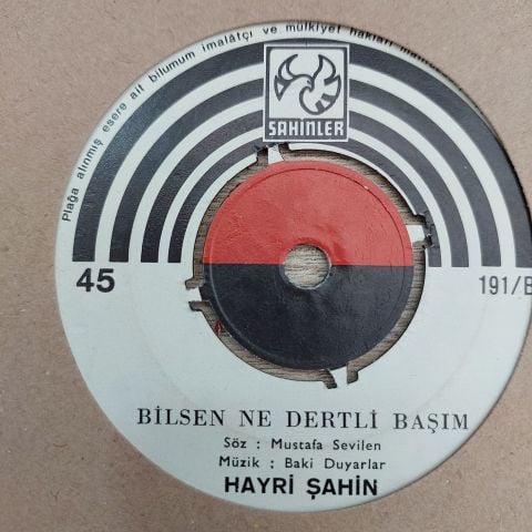HAYRİ ŞAHİN - KADERİM YOK 45LİK PLAK