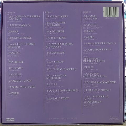 Serge Reggiani – Serge Reggiani BOX SET LP PLAK