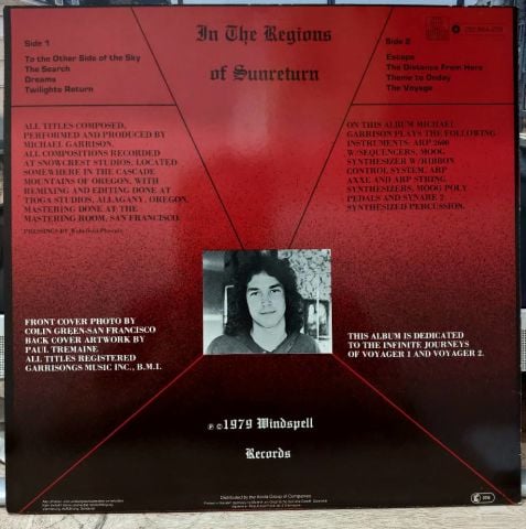 Michael Garrison – In The Regions Of Sunreturn LP PLAK