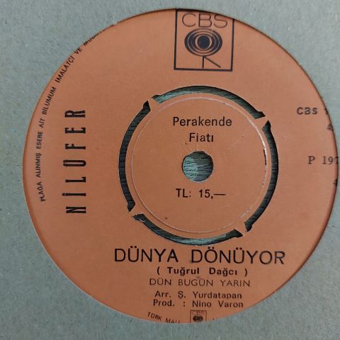 Nilüfer – Dünya Dönüyor / Neden 45LİK PLAK