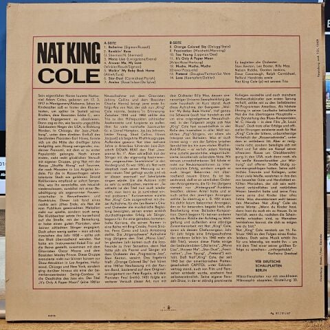Nat King Cole – Nat King Cole LP PLAK