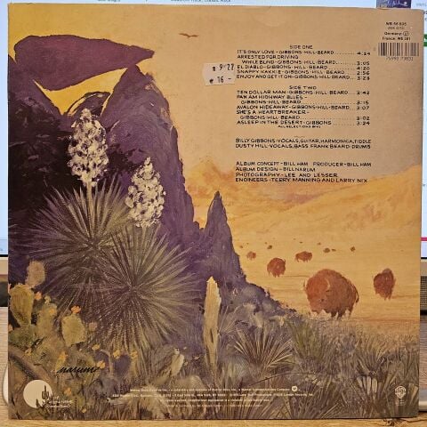 ZZ Top – Tejas LP PLAK