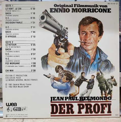 Ennio Morricone – Der Profi LP PLAK
