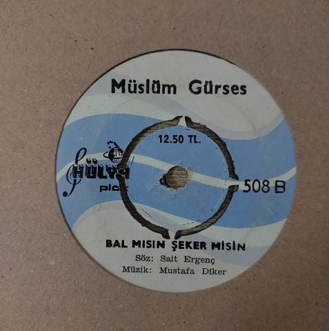 Müslüm Gürses – Adam Mı Oldun / Balmısın Şekermisin 45LİK PLAK