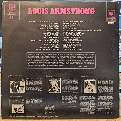 Louis Armstrong – V.S.O.P. Vol. 1/2 LP PLAK