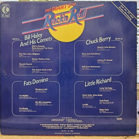 Various – The Giants Of Rock'n Roll - Die Super-Hits Der Großen 4 LP PLAK