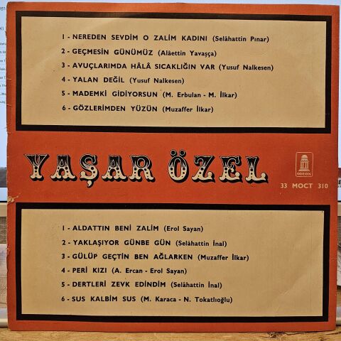 Yaşar Özel – Yaşar Özel LP PLAK
