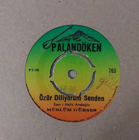 Müslüm Gürses – Gezdim Dolaştım Gurbet Elleri / Özür Diliyorum Senden 45LİK PLAK