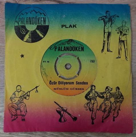 Müslüm Gürses – Gezdim Dolaştım Gurbet Elleri / Özür Diliyorum Senden 45LİK PLAK