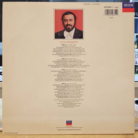 Luciano Pavarotti – Tutto Pavarotti LP PLAK